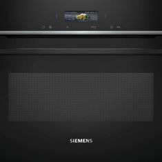 Siemens CE732GXB1B iQ700 Built-in Black Microwave Oven 600x450mm
