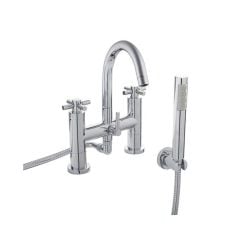 Hudson Reed Tec Crosshead Spout Bath Shower Mixer with Kit  - TEX354