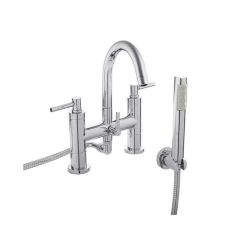 Hudson Reed Tec Lever Bath Shower Mixer with Swivel Spout - TEL354