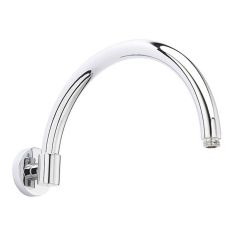 Hudson Reed Curved Wall Mounted Shower Arm Chrome