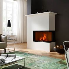 Spartherm Varia 2-sided Built-in Wood Stove - 2L-80h 2R-80h
