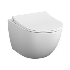 Vitra Sento Rimless Wall Hung WC Pan 540mm - Matt White