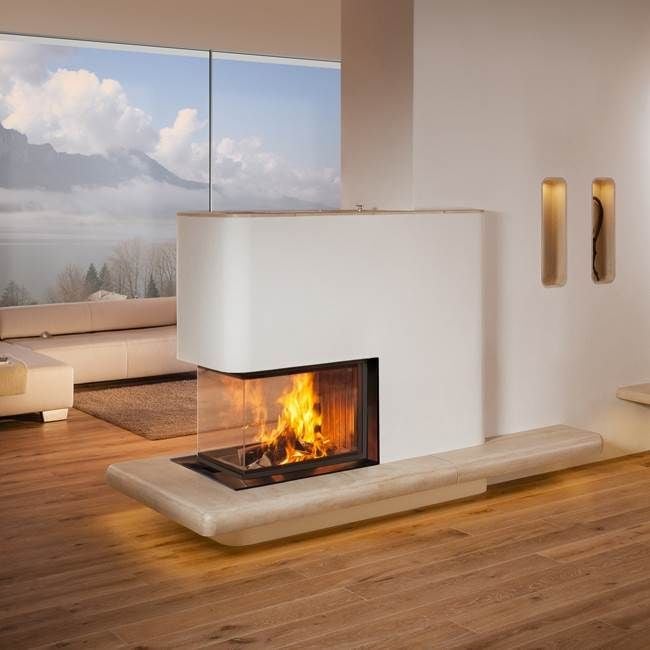 Spartherm Arte 3-sided Built-in Wood Stove - Arte U70h