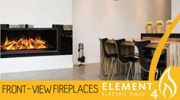 Element4 Front View Fireplaces Collection