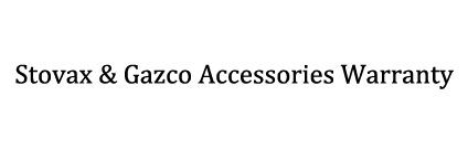 Stovax & Gazco Accessories Warranty